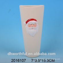 Christmas decor ceramic air humidifier with santa figurine